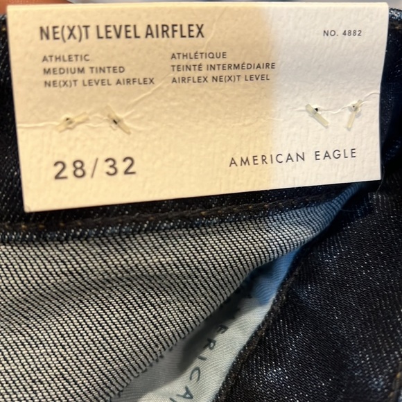 NWT American Eagle Athletic Next Level Airflex Dark Wash jeans. - Picture 13 of 16